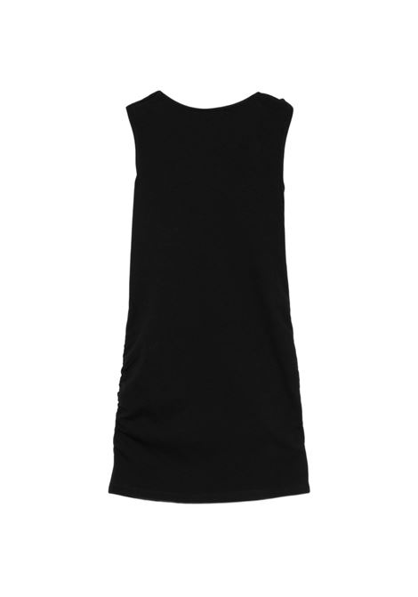 Abito con arricciatura Lù-Lù BY MISS GRANT | LL4155NERO